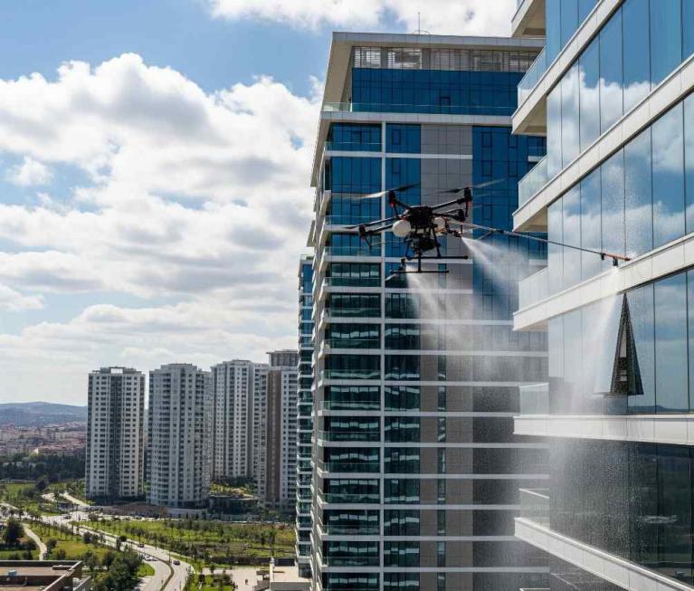 Bahçeşehir drone ile temizlik hizmetleri