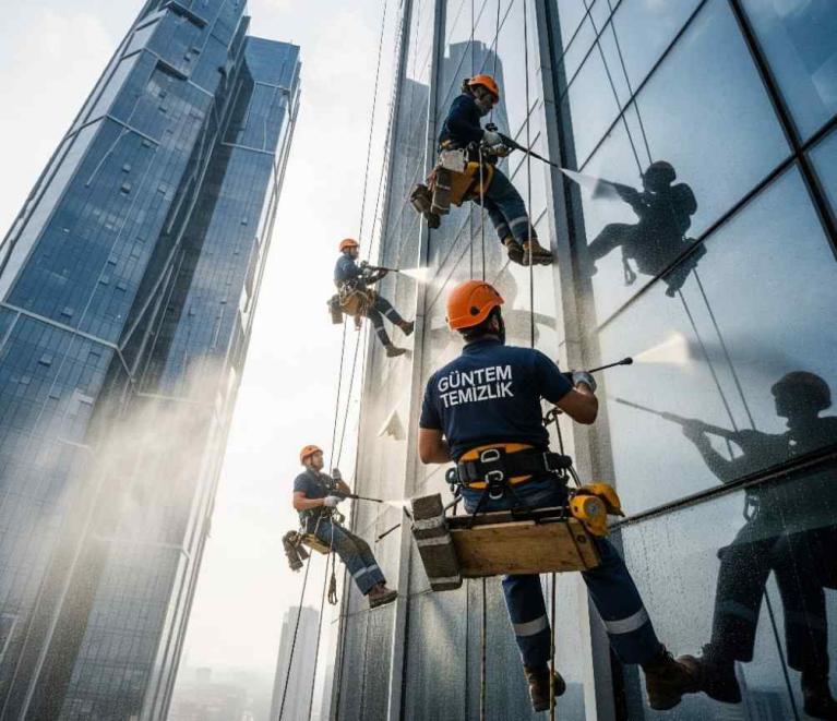 Cephe cam temizlik hizmetleri