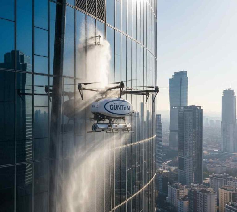 Drone ile Ataşehir dış cephe temizliği hizmetleri