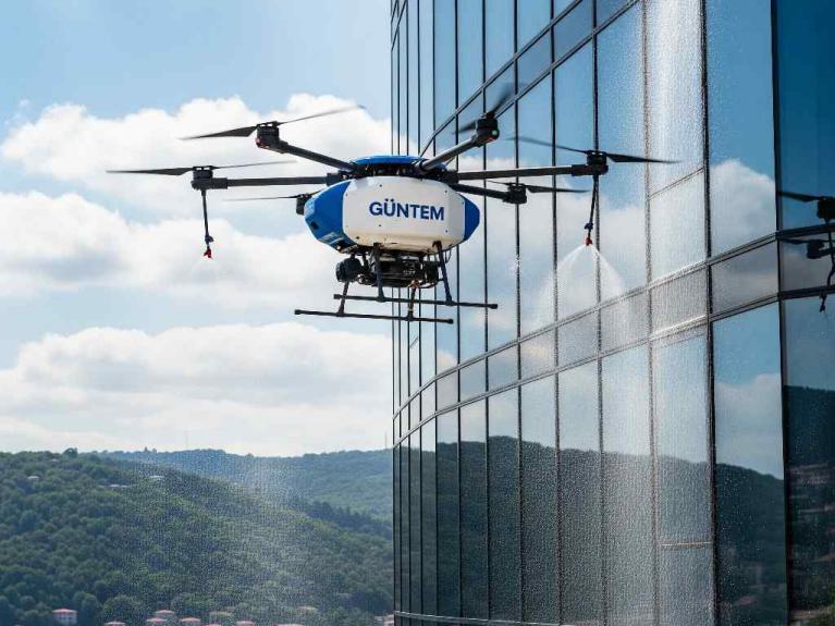 Drone ile dış cephe temizliği hizmetleri