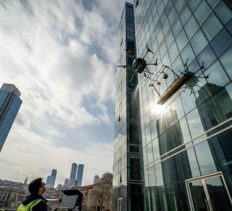 Drone ile temizlik hizmetleri