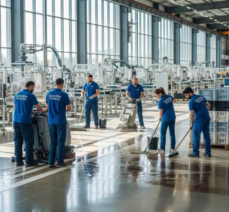 İstanbul'da endüstriyel zemin temizliği hizmetleri