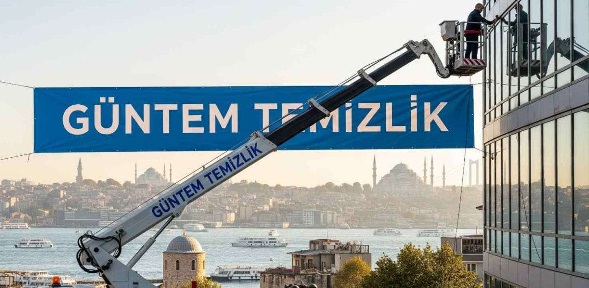 Vinçle dış cephe temizliği hizmetleri